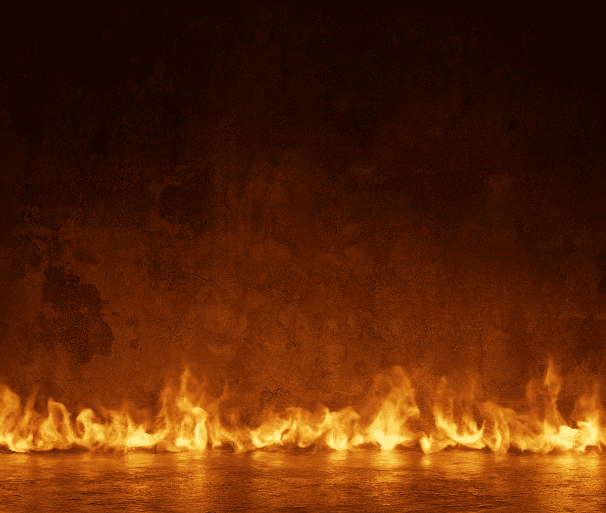 A vivid line of fire flickers against a dark background.